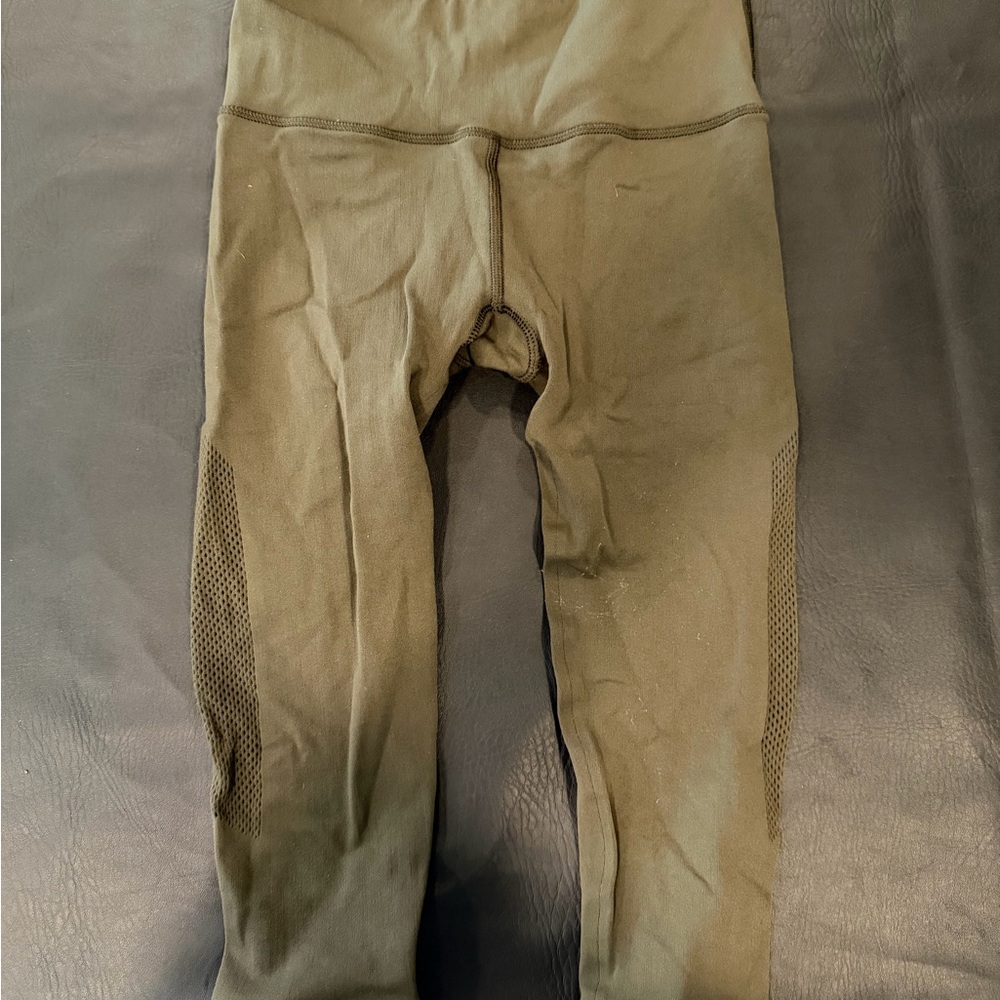 lululemon athletica Olive Mesh Leggings